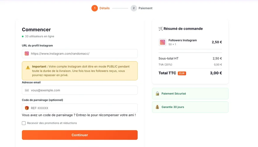 Commander followers Instagram